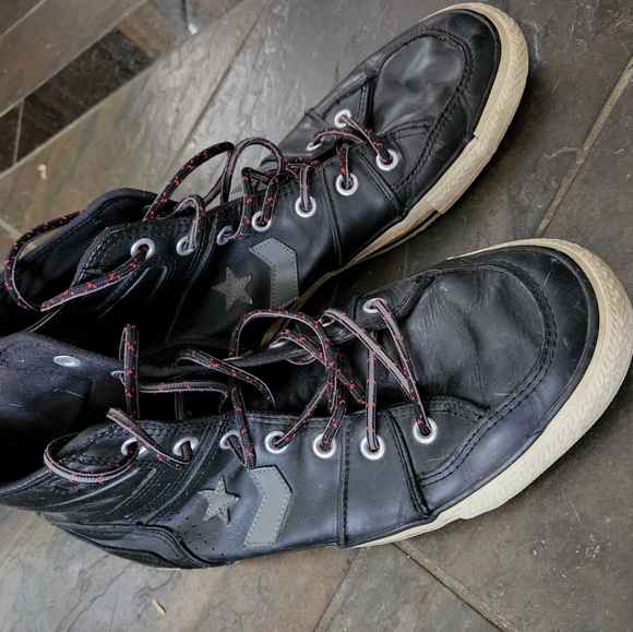 Converse Leather High Tops - Picture 2 of 4